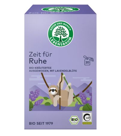 Bio Kräutertee mit Lavendelblüte - Lavendel und Ruhe 20 Beutel 30g von Lebensbaum