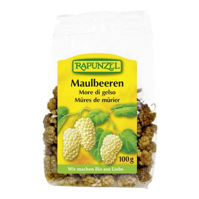 Bio Maulbeeren getrocknet 100g - 8er Vorteilspack von Rapunzel Naturkost