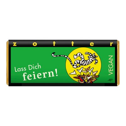 Bio Lass Dich feiern 70g - 10er Vorteilspack von Zotter