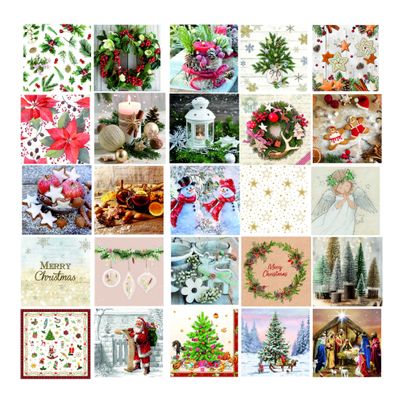 Servietten 3lg.Weihn.Ste.33x33 20ct von Schüller & Sohn