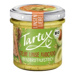 Bio Gelbe Linse Avocado Aufstrich 140g - 6er Vorteilspack von Tartex