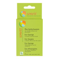 Bio Öko-Spülschwamm 2er Pack 2ct - 6er Vorteilspack von Sonett