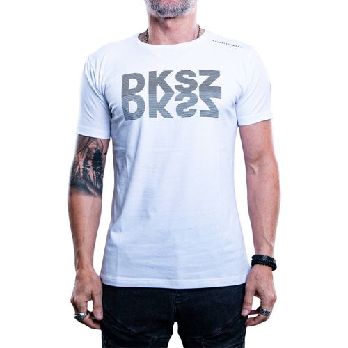 Dunkelschwarz T-Shirt DS-1 FRAME white