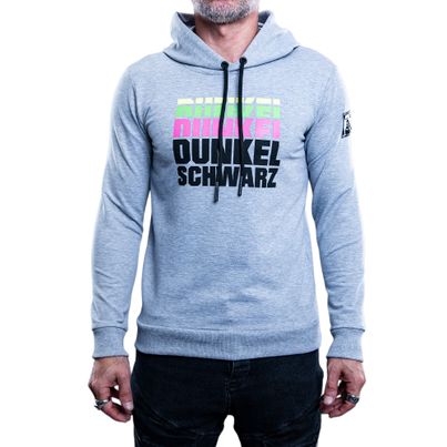 Dunkelschwarz Hoodie DS-3 LAGENNEON grey