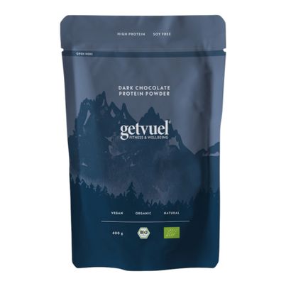 Bio Dark Chocolate Protein Pulver 600g - 5er Vorteilspack von Getvuel