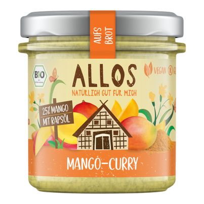 Bio Auf's Brot Mango Curry 140g - 6er Vorteilspack von Allos