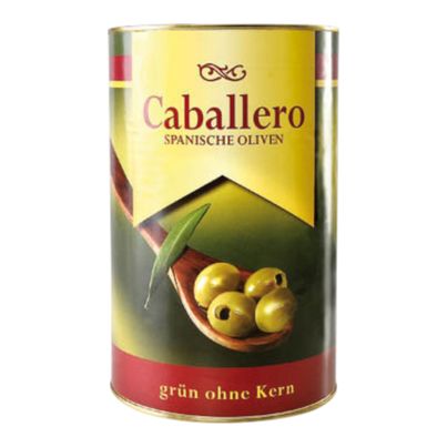 Oliven grün ohne Kern 4200g von Caballero