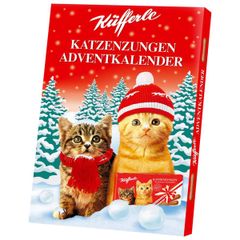 Küfferle Adventkalender Katzenzungen 100g