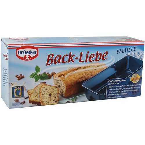 Dr. Oetker Kastenform Emaille 30x13x7,5cm - 1 Stück