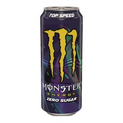 Monster Energy Top Speed - Zuckerfreier Energydrink 500ml - 12er Vorteilspack von Monster