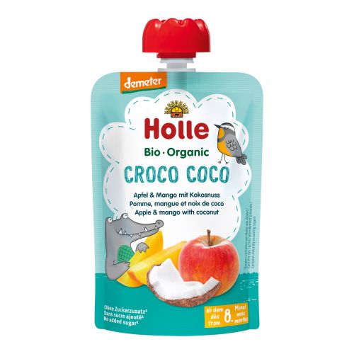 Organic Pouchy Croco Coco 100g - value pack of 12 from Holle