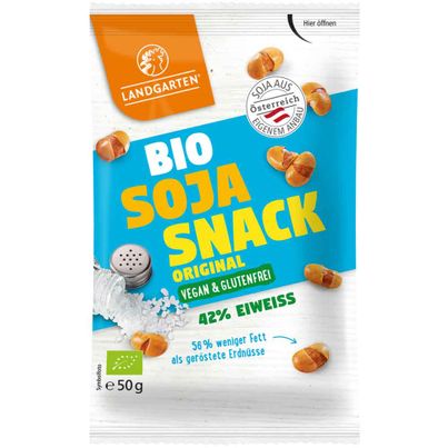 Bio Soja Snack Original 50g von Landgarten