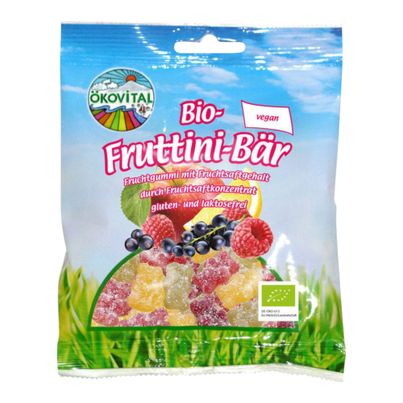 Bio Fruttini Bär 80g - 12er Vorteilspack von Ökovital Rösner