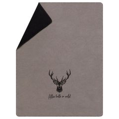 Wohndecke Alles halb so wild 150 x 200 cm - Filz - GRS zertifiziert