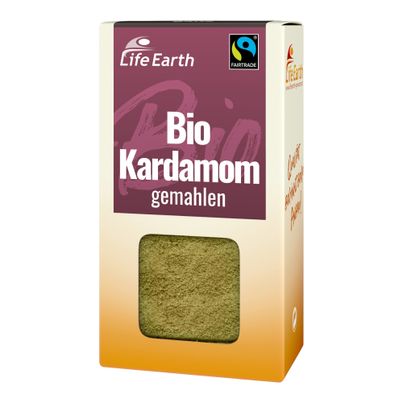 Bio Kardamon gemahlen 25g - 5er Vorteilspack von Life Earth