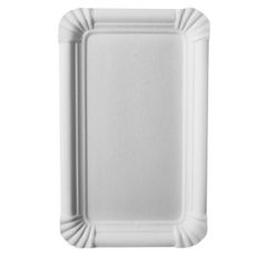 Pappteller weiß 11 x 17.5 cm 250 Stück