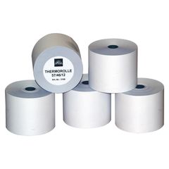 Thermorolle weiss 57/46/12mm - 5er Vorteilspack von Omega