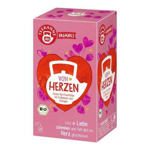 Organic tea from the heart 20 bags of Teekanne