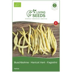 Bio Buschbohne gelb Helios 13.6g Saatgut von Living Seeds