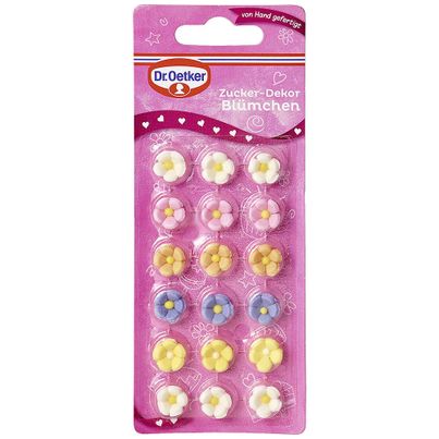 Dr. Oetker Zucker-Dekor 3D Blümchen klein 6g