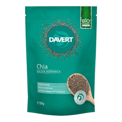 Bio Chia Samen 210g - 8er Vorteilspack von Davert
