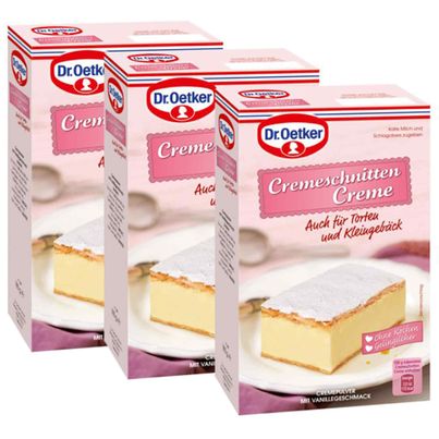 Dr. Oetker Cremeschnitten Creme 3er Pack