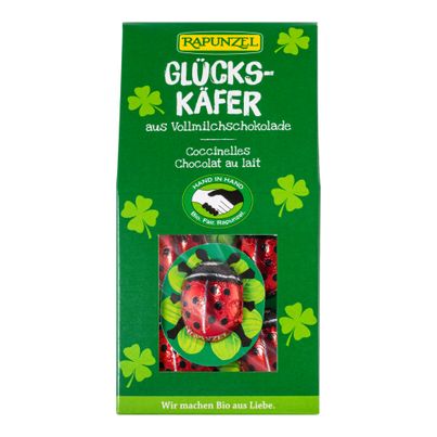 Bio Glückskäfer Vollmilch 100g - 10er Vorteilspack von Rapunzel