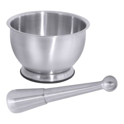 Mortar with pestle stainless steel 500ml from Contacto Bander