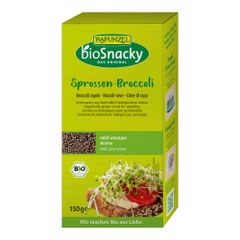 Bio bioSnacky Sprossen-Broccoli 150g - 4er Vorteilspack von bioSnacky - Rapunzel