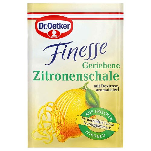 Dr. Oetker Finesse Geriebene Zitronenschale 3er - 18g