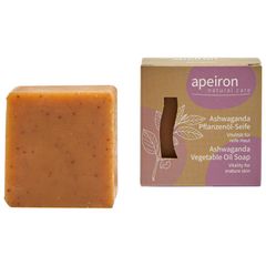 Organic Ashwagandha vegetable oil soap, 100g – pack of 4 from Apeiron