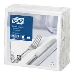 Servietten 2lg.weiß 39x39cm 150ct von Tork