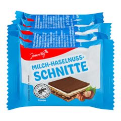 Milch-Haselnuss-Schnitte 1025g - 16er Vorteilspack von Jeden Tag