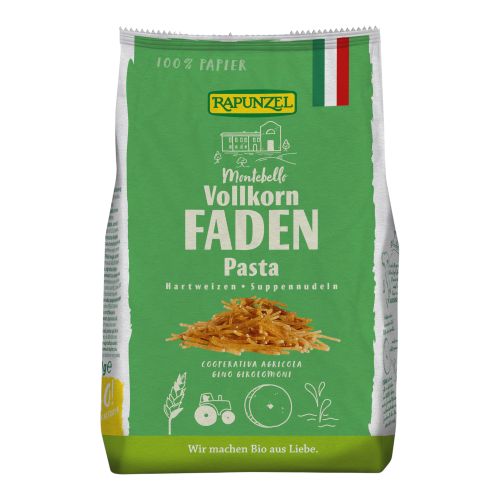 Bio Vollkorn-Fadennudeln 250g - 12er Vorteilspack von Rapunzel Naturkost