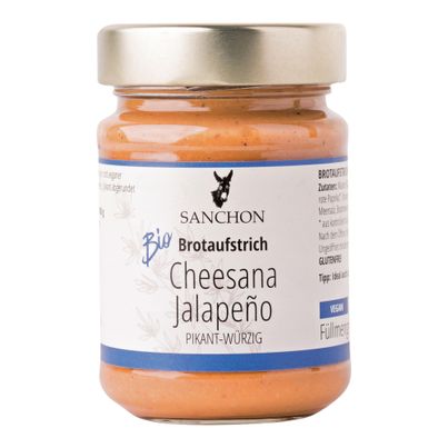 Bio Cheesana Jalapeno 170g - 6er Vorteilspack von Sanchon