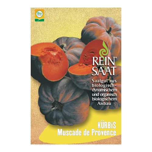 Bio Kürbis Muscade de Provence Saatgut - 1 Beutel - 5er Vorteilspack von Reinsaat