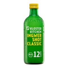 Bio Ingwer Shot Classic 360ml - 12er Vorteilspack von Kloster Kitchen