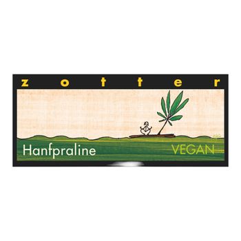 Bio Schokolade Hanfpraline 70g - 10er Vorteilspack von Zotter