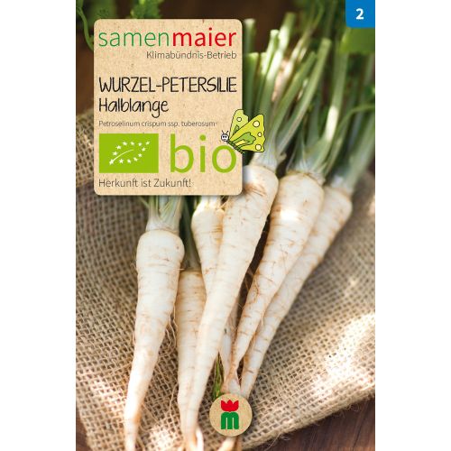 Bio Wurzel Petersilie halblang - 1.4 g Saatgut