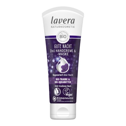 Organic good night hand cream 75ml by Lavera Natural Cosmetics