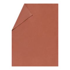 Cordi Plaid Uni 140 x 200 cm - Kupfer - GRS zertifiziert