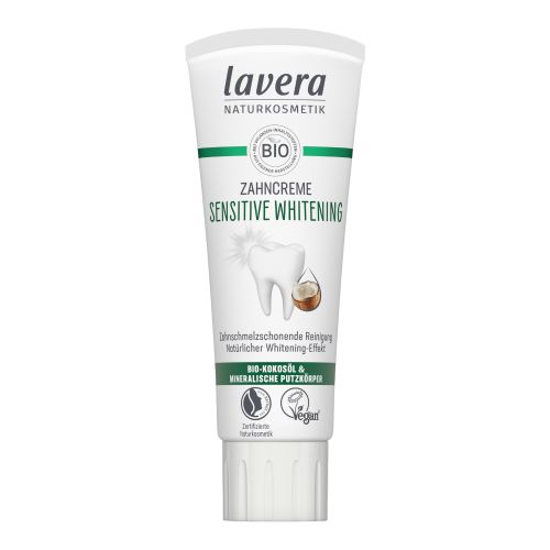 Bio Zahncreme Whitening 75ml - 4er Vorteilspack von Lavera Naturkosmetik