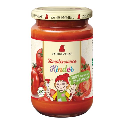 Organic children's tomato sauce 350g - value pack of 6 from Zwergenwiese