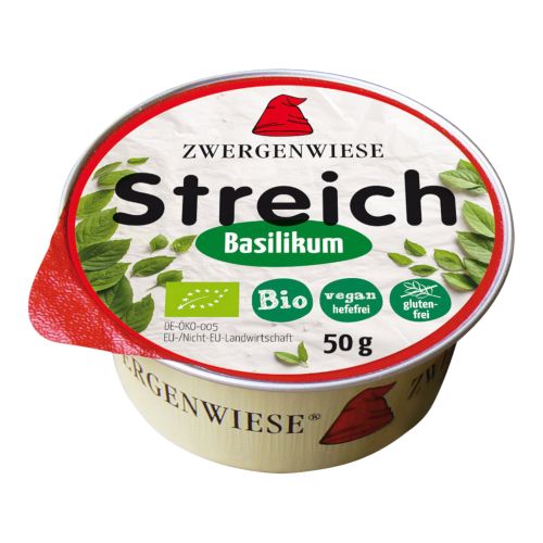 Organic small spread basil 50g - value pack of 12 from Zwergenwiese