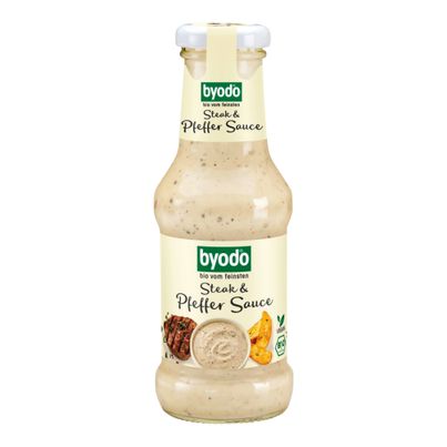 Bio Steak & Pfeffer Sauce 250ml - 6er Vorteilspack von Byodo