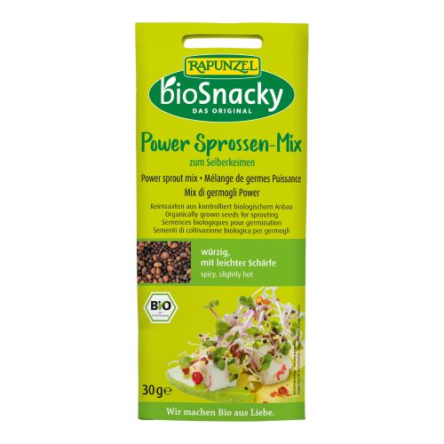 Bio bioSnacky Sprossen-Mix 30g - 12er Vorteilspack von bioSnacky - Rapunzel