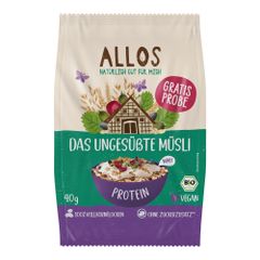 Bio ungesüßtes Protein Müsli Probe 40g - 35er Vorteilspack von Allos