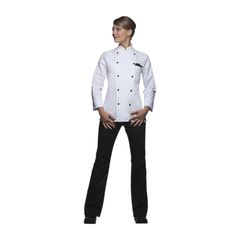 Damenkochjacke Agathe weiß 34 von Karlowsky Passion