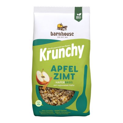 Bio Krunchy Apfel-Zimt 750g - 6er Vorteilspack von Barnhouse