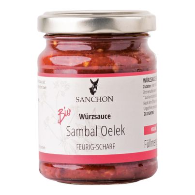 Bio Sambal Oelek 125g - 6er Vorteilspack von Sanchon